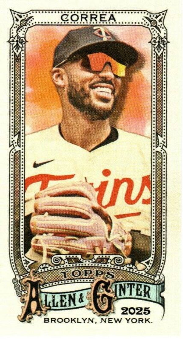 Allen & Ginter 2025 Mini #91 Carlos Correa, Minnesota Twins