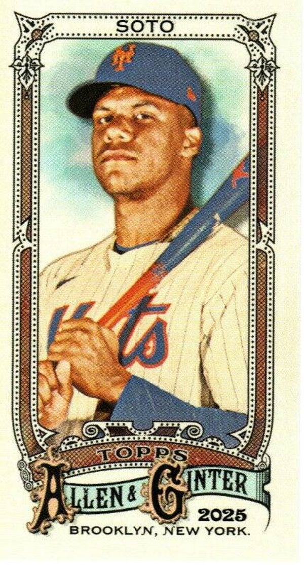 Allen & Ginter 2025 Mini #95 Juan Soto, New York Mets