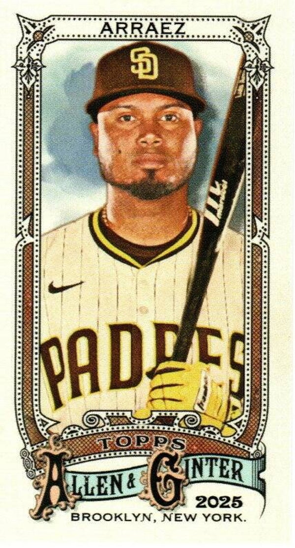 Allen & Ginter 2025 Mini #96 Luis Arraez, San Diego Padres