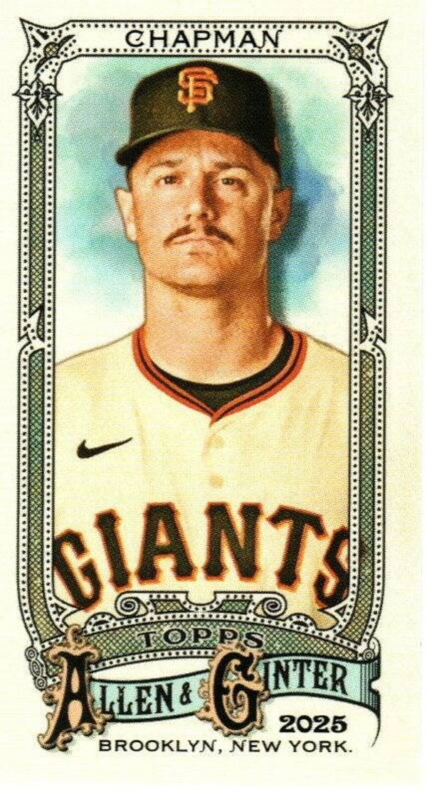 Allen & Ginter 2025 Mini A&G Back #97 Matt Chapman, San Francisco Giants
