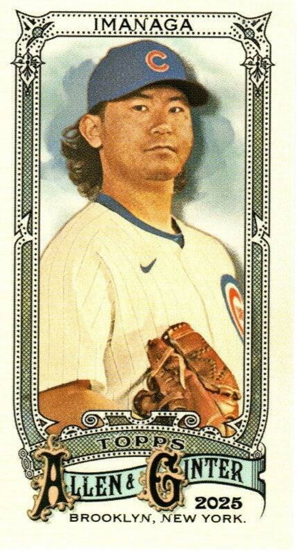 Allen & Ginter 2025 Mini A&G Back #99 Shota Imanaga, Chicago Cubs