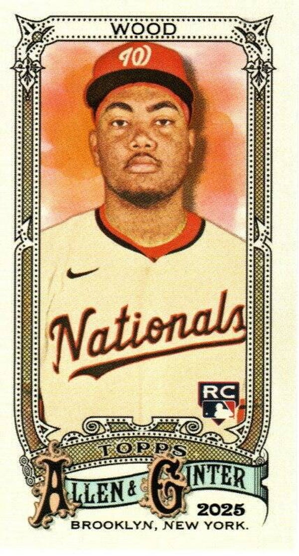 Allen & Ginter 2025 Mini A&G Back #101 James Wood, Washington Nationals RC