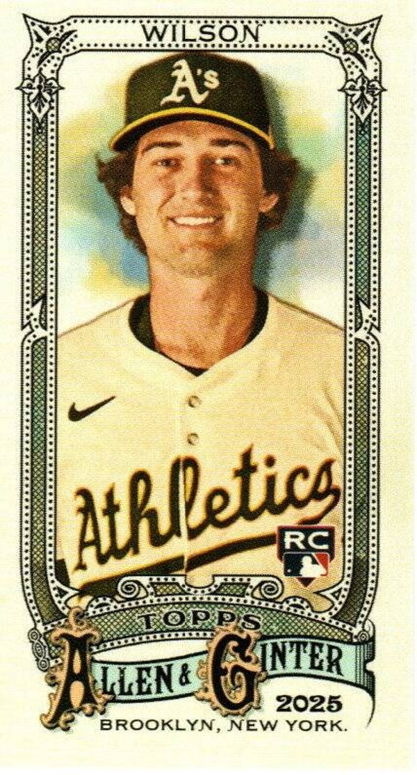 Allen & Ginter 2025 Mini A&G Back #106 Wyatt Langford, Texas Rangers