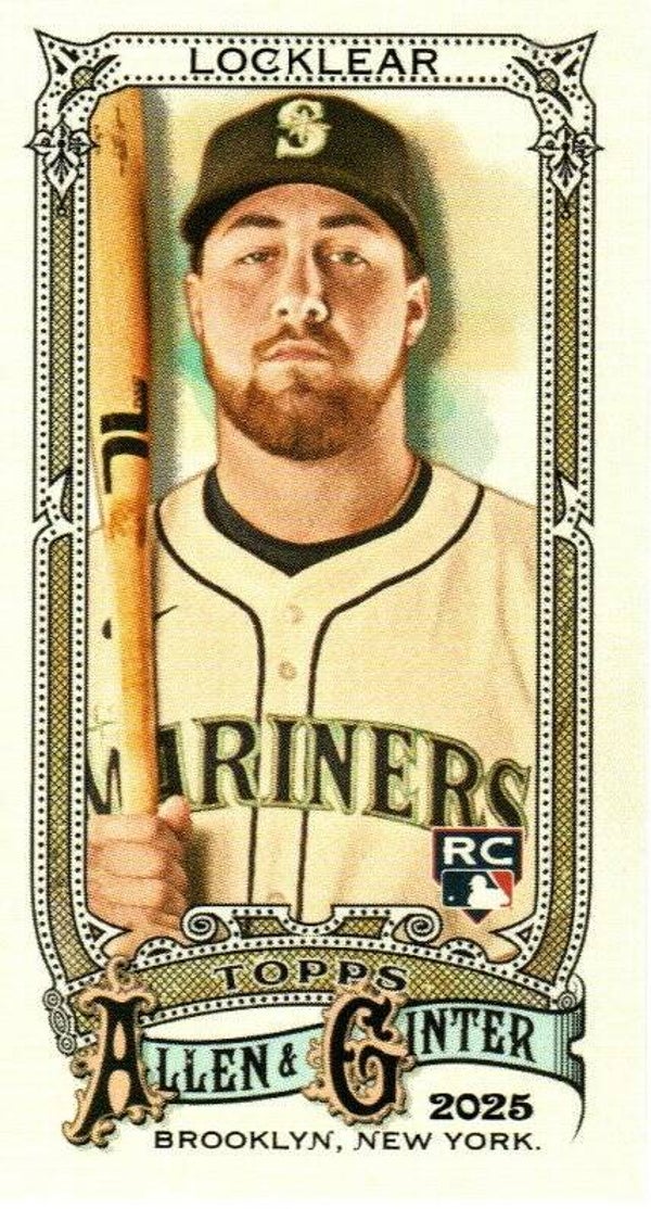 Allen & Ginter 2025 Mini A&G Back #112 Tyler Locklear, Seattle Mariners RC
