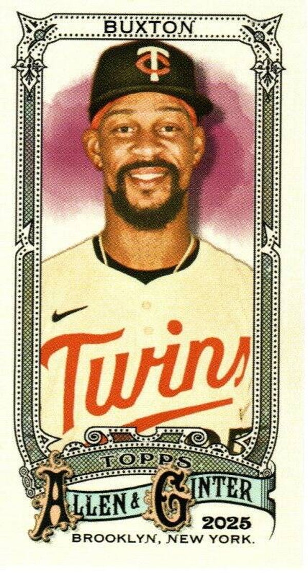 Allen & Ginter 2025 Mini A&G Back #114 Byron Buxton, Minnesota Twins