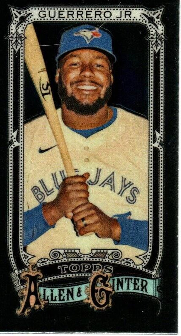 Allen & Ginter 2025 Mini Chrome #116 Vladimir Guerrero Jr., Toronto Blue Jays