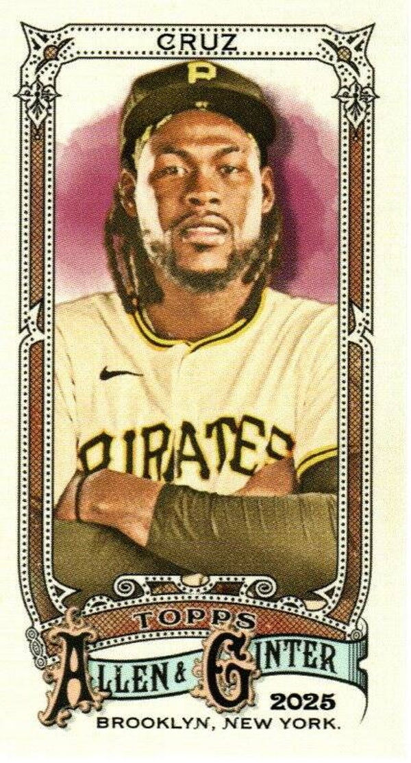 Allen & Ginter 2025 Mini #125 Oneil Cruz, Pittsburgh Pirates