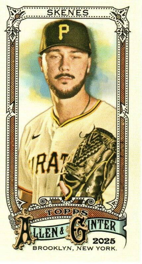 Allen & Ginter 2025 Mini A&G Back #128 Paul Skenes, Pittsburgh Pirates