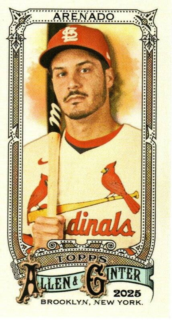 Allen & Ginter 2025 Mini #130 Nolan Arenado, St. Louis Cardinals