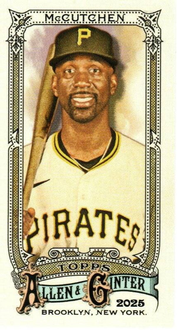 Allen & Ginter 2025 Mini A&G Back #137 Andrew McCutchen, Pittsburgh Pirates