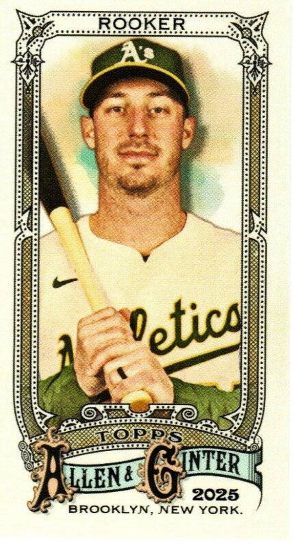 Allen & Ginter 2025 Mini #147 Brent Rooker, Athletics