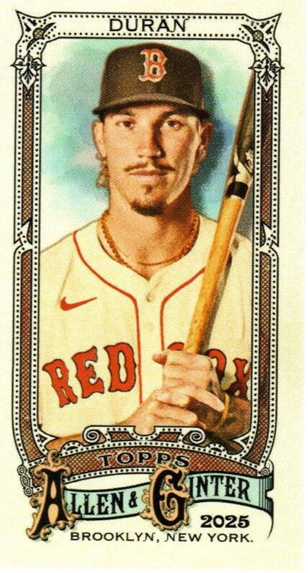 Allen & Ginter 2025 Mini #154 Jarren Duran, Boston Red Sox