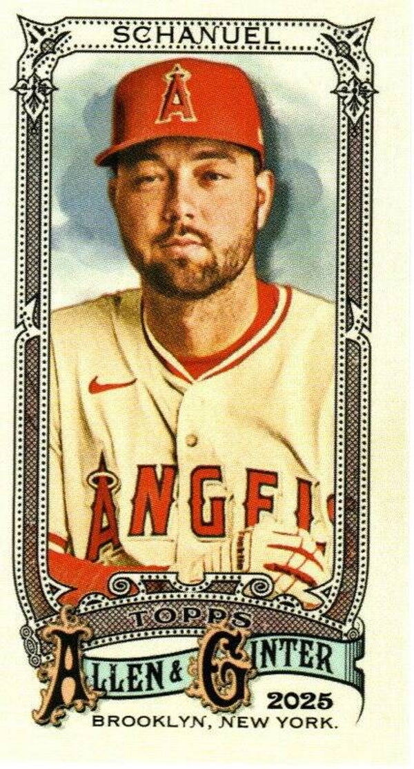 Allen & Ginter 2025 Mini #161 Nolan Schanuel, Angels