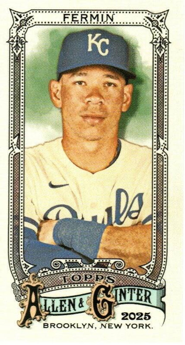 Allen & Ginter 2025 Mini A&G Back #163 Freddy Fermin, Kansas City Royals