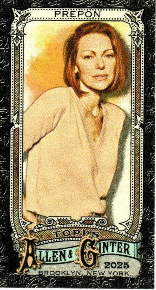 Allen & Ginter 2025 Mini Black Border #169 Laura Prepon