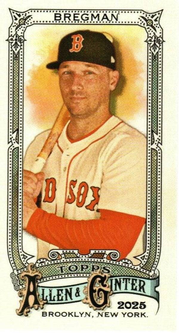 Allen & Ginter 2025 Mini #174 Alex Bregman, Boston Red Sox