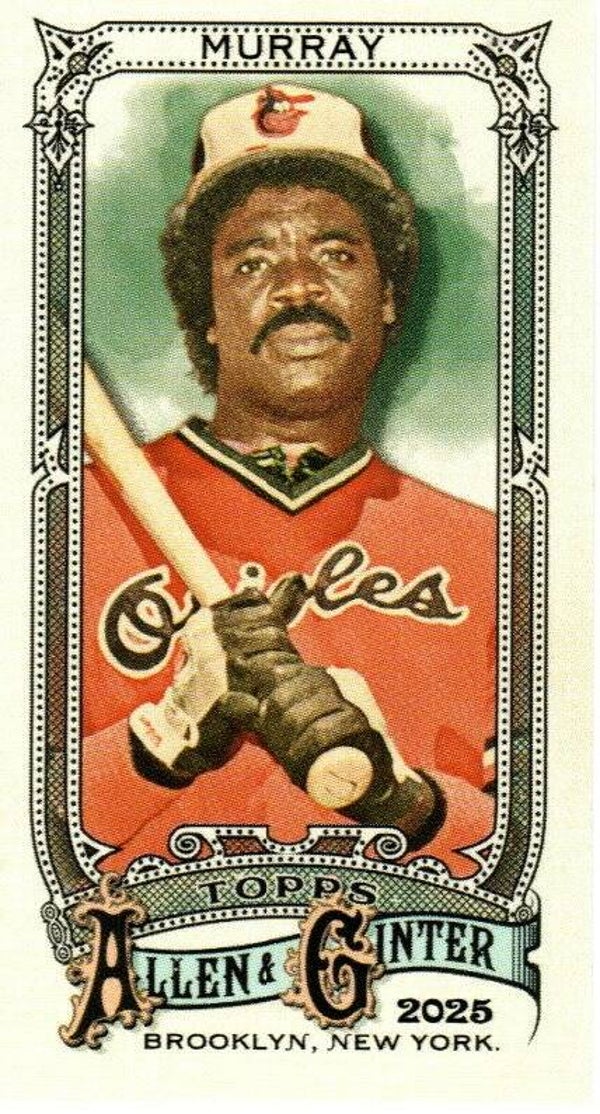Allen & Ginter 2025 Mini #180 Eddie Murray, Baltimore Orioles