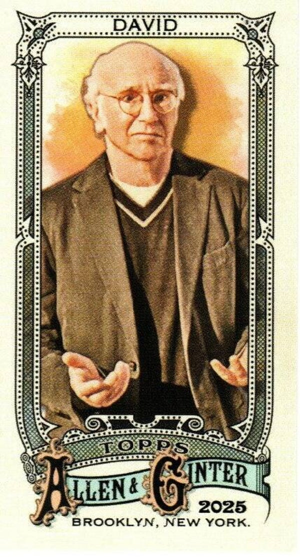 Allen & Ginter 2025 Mini #184 Larry David