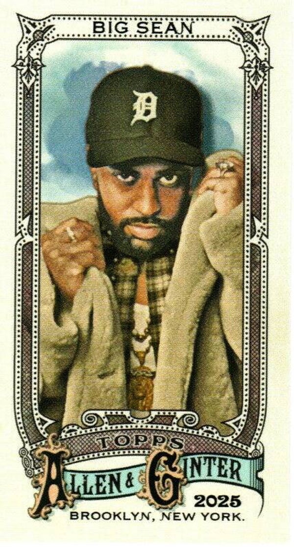 Allen & Ginter 2025 Mini M&N Back #206 Big Sean