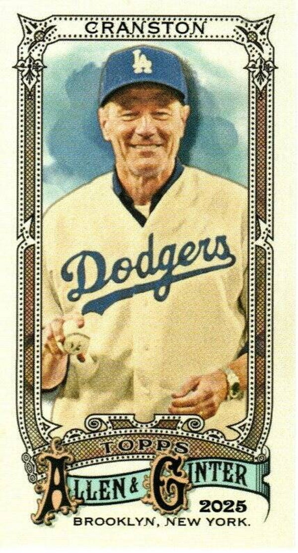Allen & Ginter 2025 Mini M&N Back #209 Brian Cranston