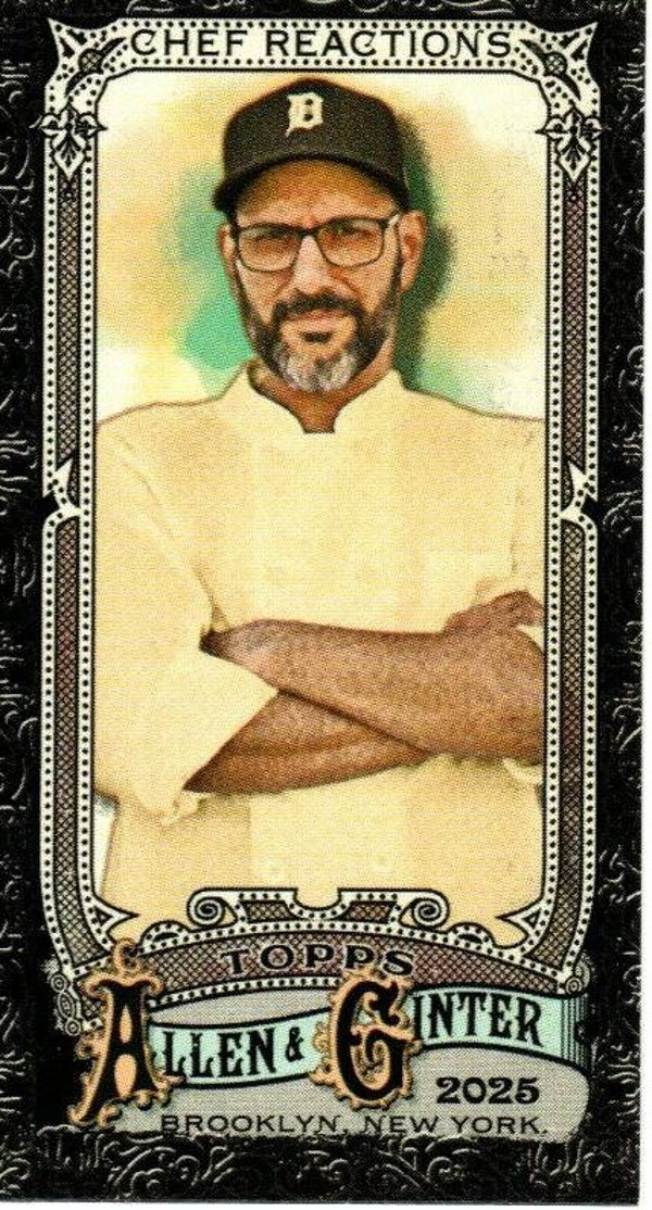 Allen & Ginter 2025 Mini Black Border #211 Chef Reactions
