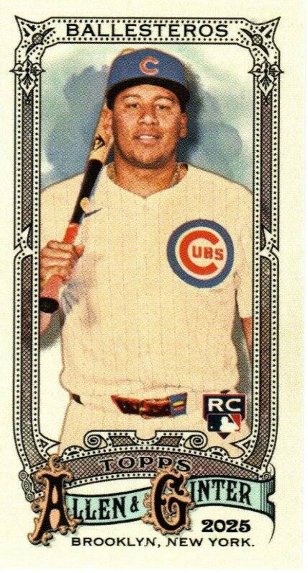 Allen & Ginter 2025 Mini #219 Moisés Ballesteros, Chicago Cubs RC