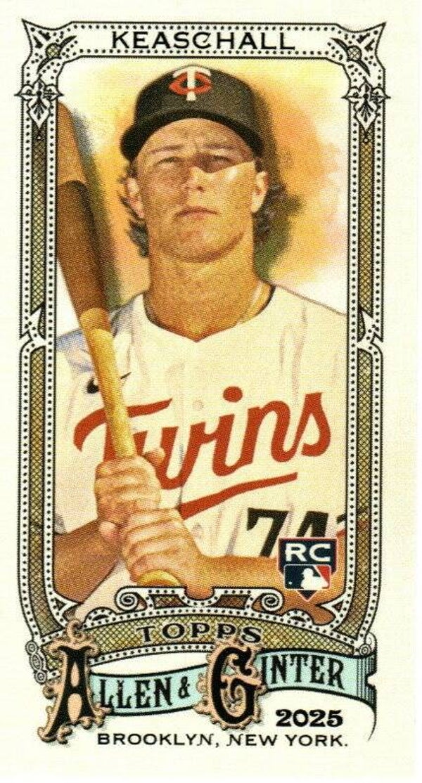 Allen & Ginter 2025 Mini A&G Back #223 Luke Keaschall, Minnesota Twins RC