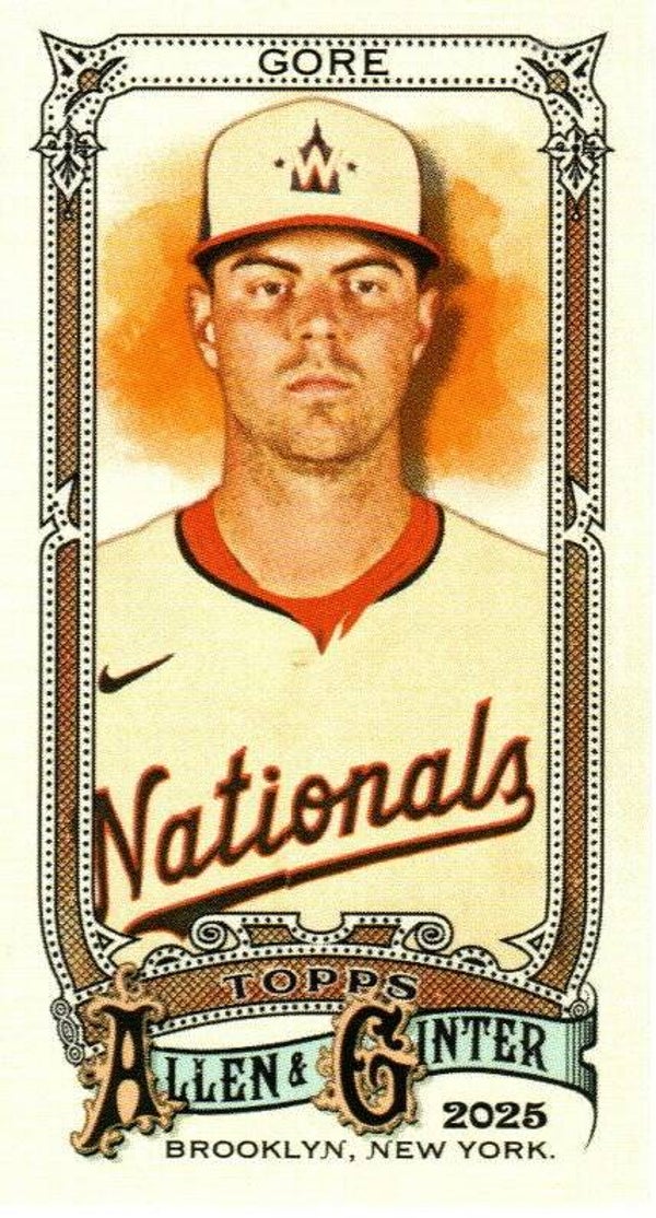 Allen & Ginter 2025 Mini M&N Back #244 MacKenzie Gore, Washington Nationals