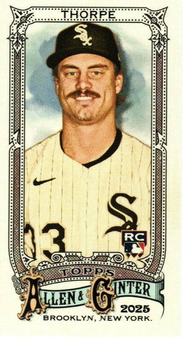 Allen & Ginter 2025 Mini #250 Drew Thorpe, Chicago White Sox RC