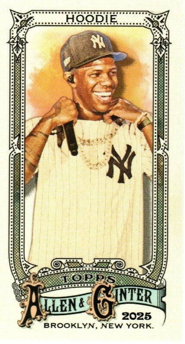 Allen & Ginter 2025 Mini M&N Back #270 a Boogie wit da Hoodie