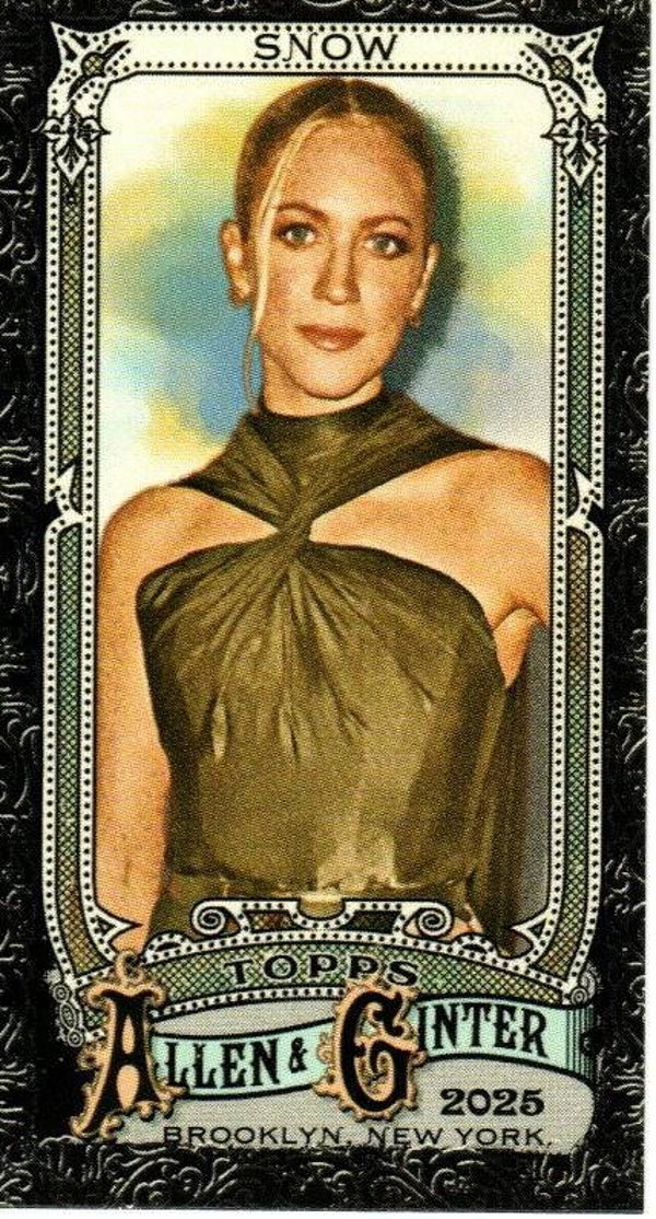 Allen & Ginter 2025 Mini Black Border #276 Brittany Snow