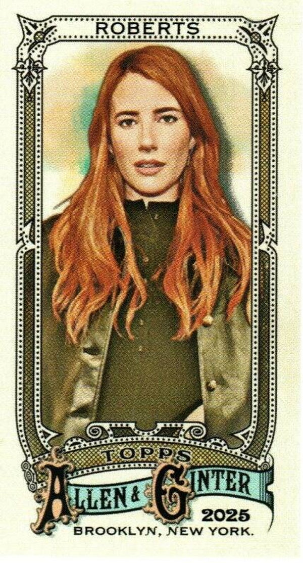 Allen & Ginter 2025 Mini M&N Back #286 Emma Roberts