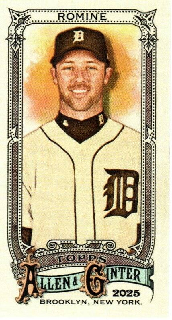 Allen & Ginter 2025 Mini #290 Andrew Romine, Detroit Tigers