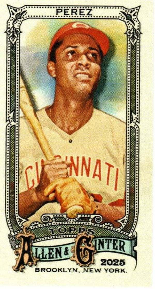 Allen & Ginter 2025 Mini SP A&G Back #314 Tony Perez, Cincinnati Reds