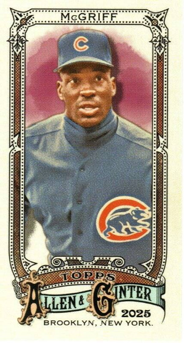 Allen & Ginter 2025 Mini SP #318 Fred McGriff, Chicago Cubs