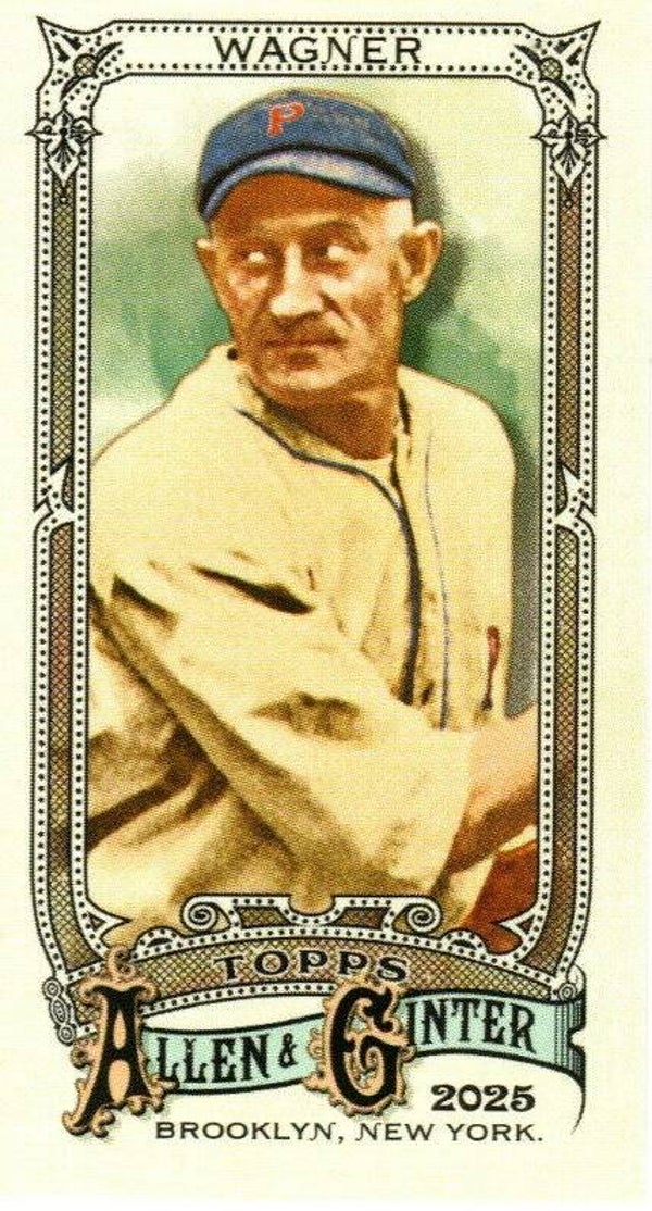 Allen & Ginter 2025 Mini SP #319 Honus Wagner, Pittsburgh Pirates