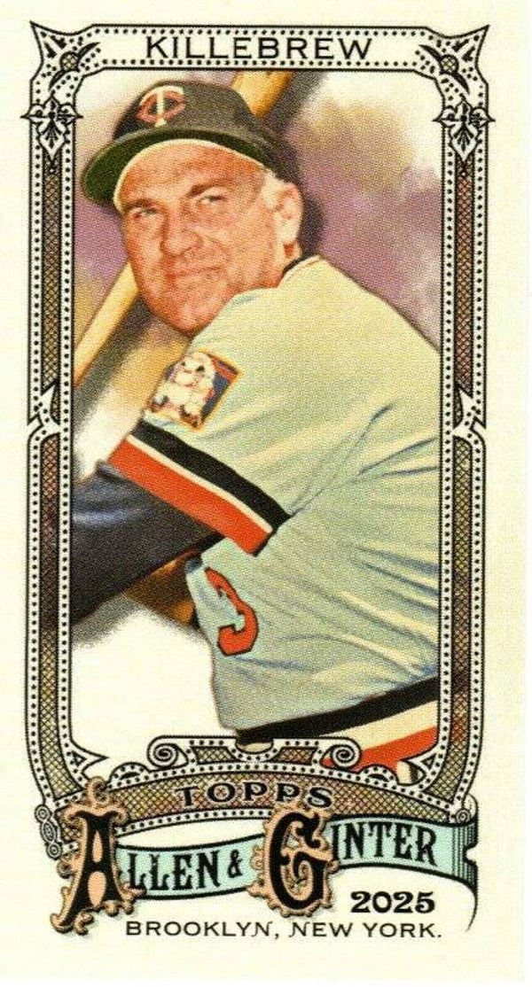 Allen & Ginter 2025 Mini SP #325 Harmon Killebrew, Minnesota Twins