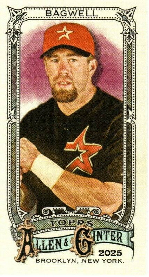 Allen & Ginter 2025 Mini SP #330 Jeff Bagwell, Houston Astros