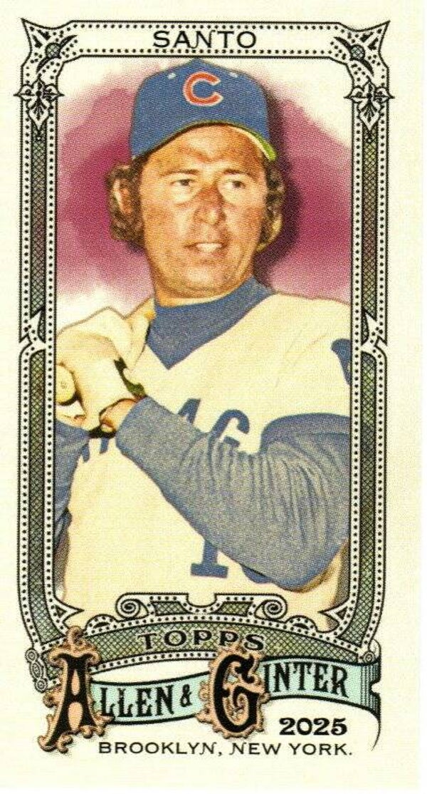 Allen & Ginter 2025 Mini SP #331 Ron Santo, Chicago Cubs