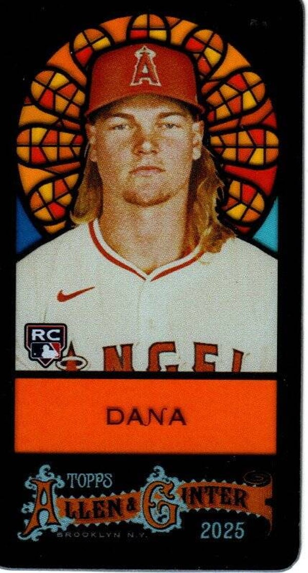 Allen & Ginter 2025 Mini Stained Glass #84 Caden Dana, Angels /25