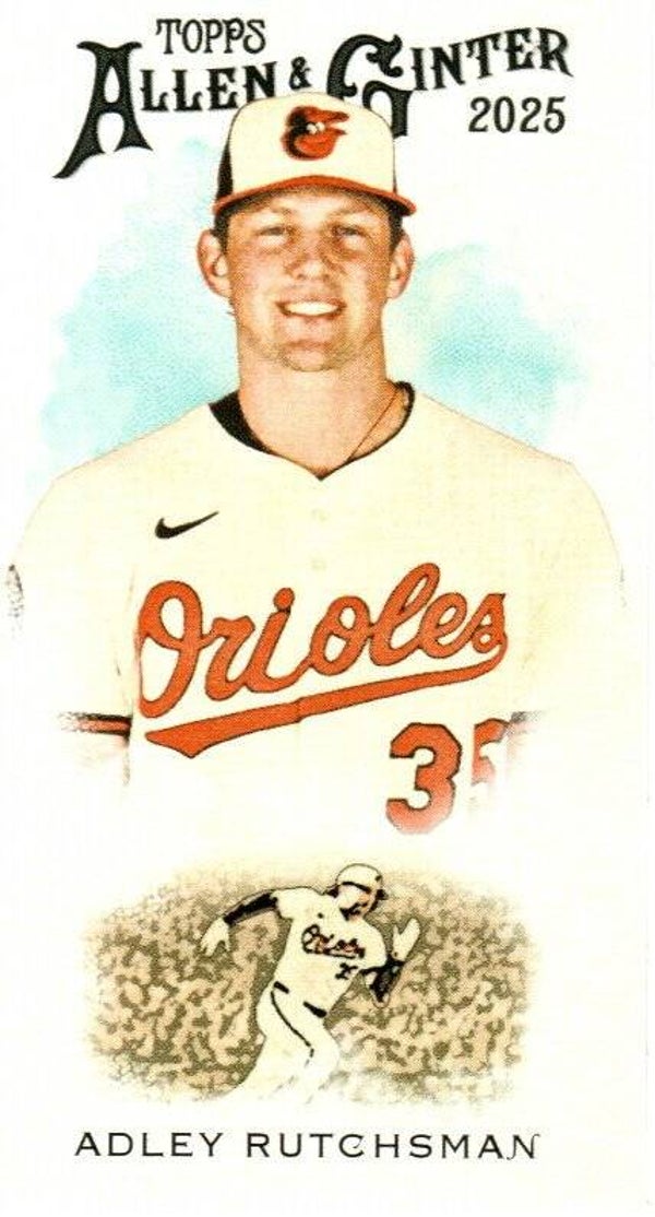 Allen & Ginter 2025 Mini 1889 N22 #N222-11 Adley Rutchsman, Baltimore Orioles