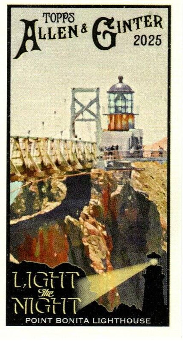 Allen & Ginter 2025 Mini #LTN-4 Point Bonita Lighthouse Sausalito, California - Light the Night