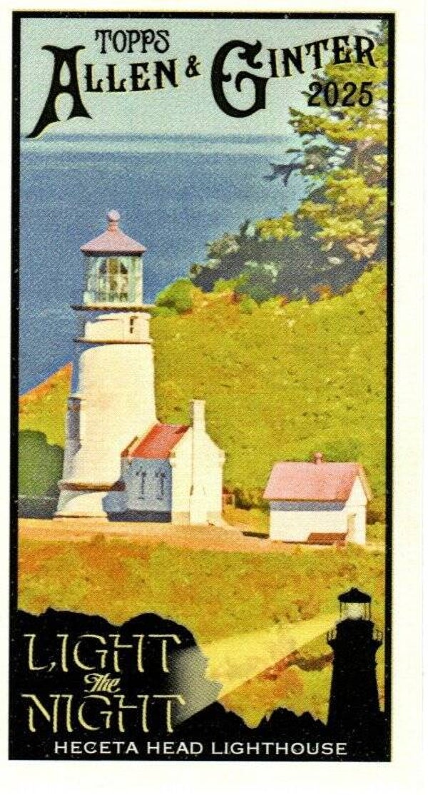 Allen & Ginter 2025 Mini #LTN-14 Heceta Head Lighthouse Florence, Oregon - Light the Night