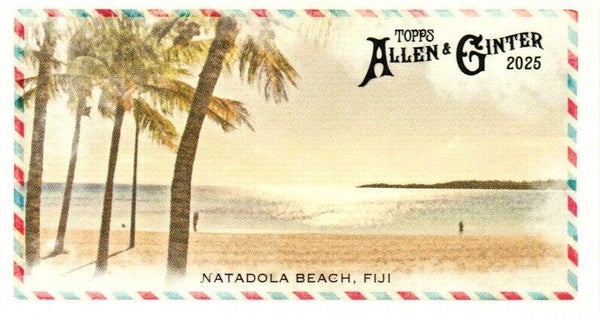 Allen & Ginter 2025 Mini #BI-3 Natadola Beach, Fiji - Beachin' It Mini