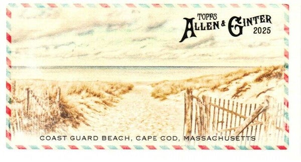 Allen & Ginter 2025 Mini #BI-17 Coast Guard Beach, Cape Cod, Massachusetts - Beachin' It Mini