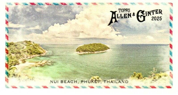 Allen & Ginter 2025 Mini #BI-19 Nui Beach, Phuket, Thailand - Beachin' It Mini
