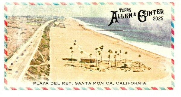 Allen & Ginter 2025 Mini #BI-25 Playa Del Rey, Santa Monica, California - Beachin' It Mini