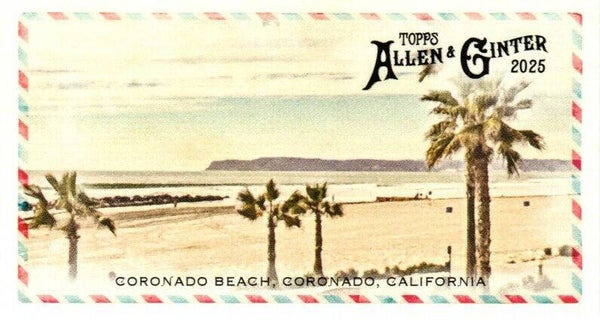 Allen & Ginter 2025 Mini #BI-27 Coronado Beach, Coronado, California - Beachin' It Mini