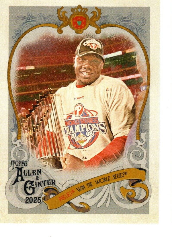 Allen & Ginter 2025 Sweet Victory #SV-33 Ryan Howard - Philadelphia Phillies