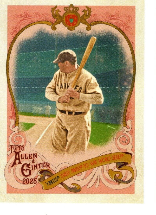Allen & Ginter 2025 Sweet Victory #SV-40 Babe Ruth - New Yor Yankees